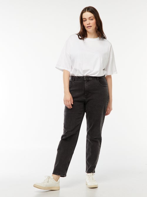 Jean mom taille haute - L30 - Kiabi