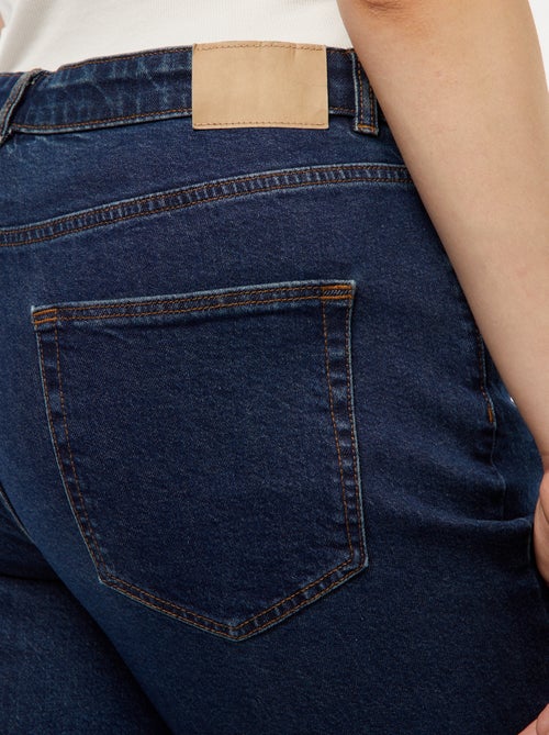 Jean mom taille haute 5 poches - L32 - Kiabi