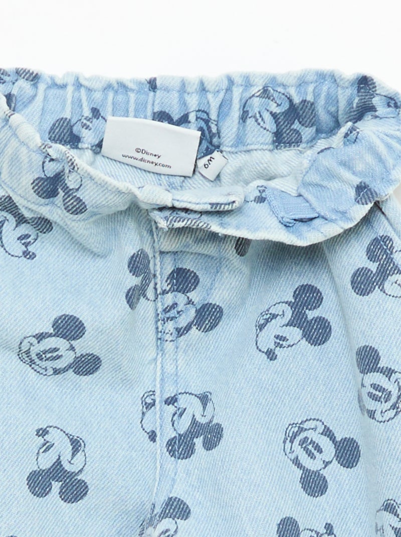 Jean paperbag 'Disney' Bleu - Kiabi