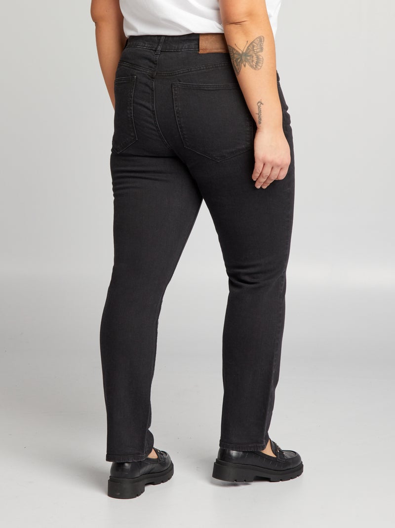 Jean regular 5 poches L30 Noir - Kiabi