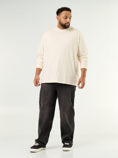 Jean size+ coupe relaxed - Kiabi Jean size+ coupe relaxed - Kiabi
