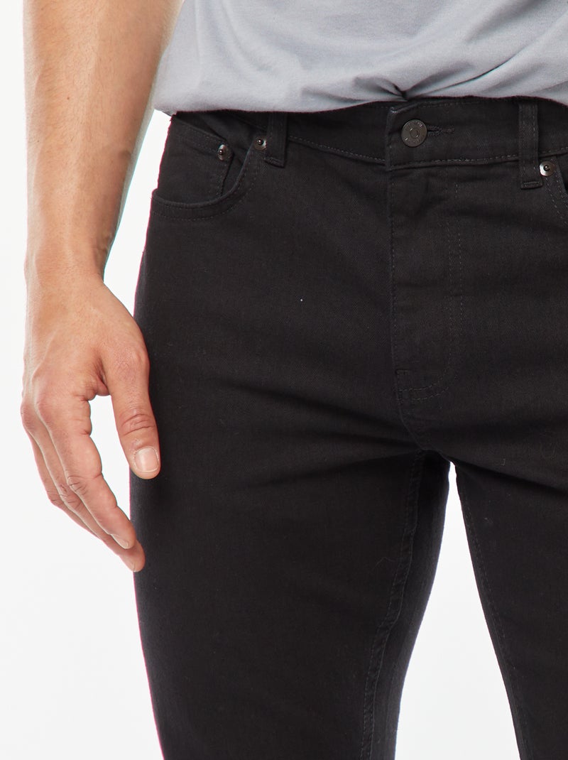 Jean slim - L30 Noir - Kiabi