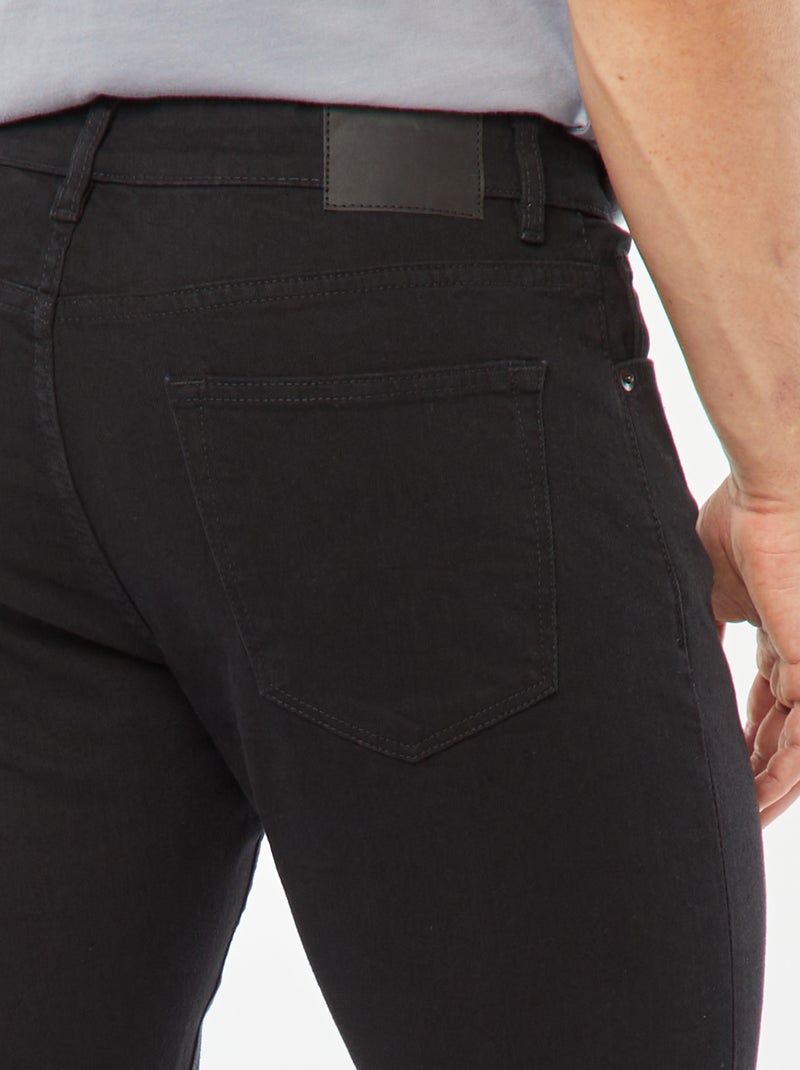 Jean slim - L30 Noir - Kiabi