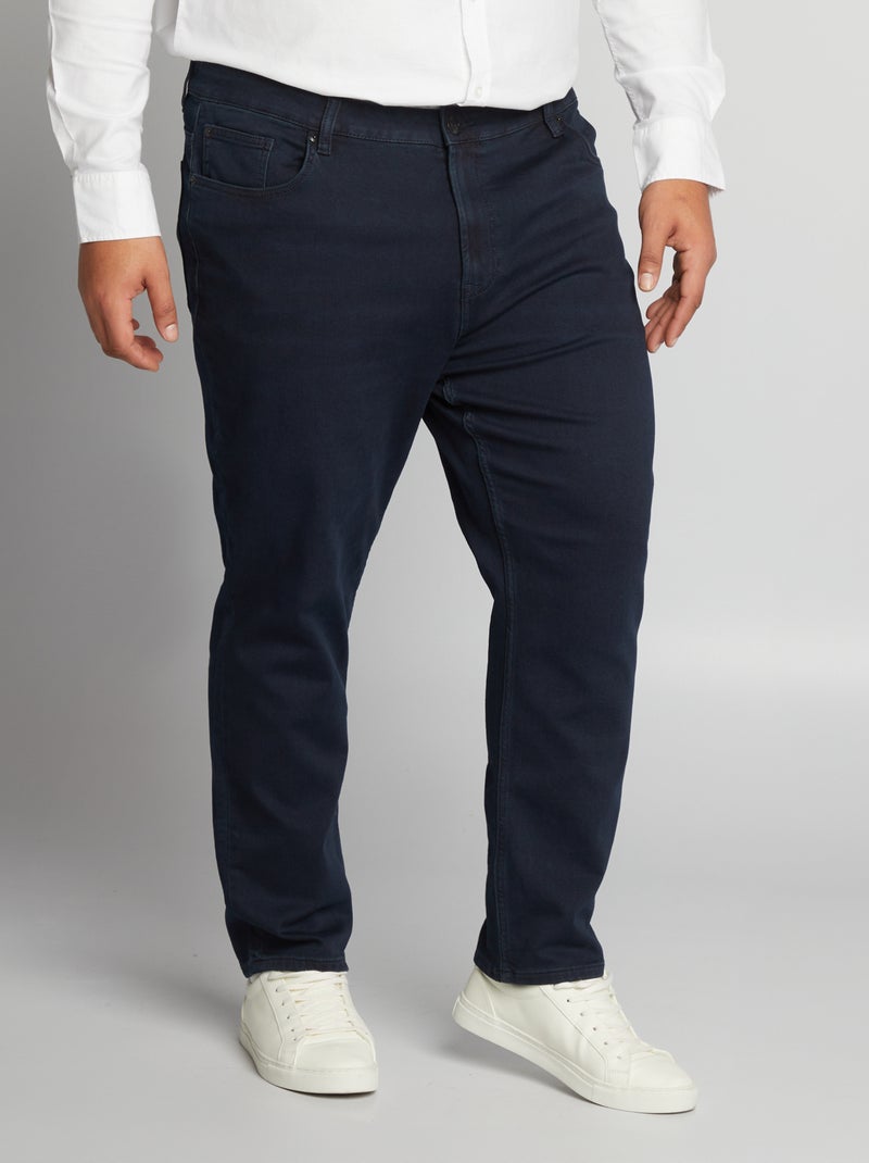 Jean slim à 5 poches - L30 Bleu marine - Kiabi