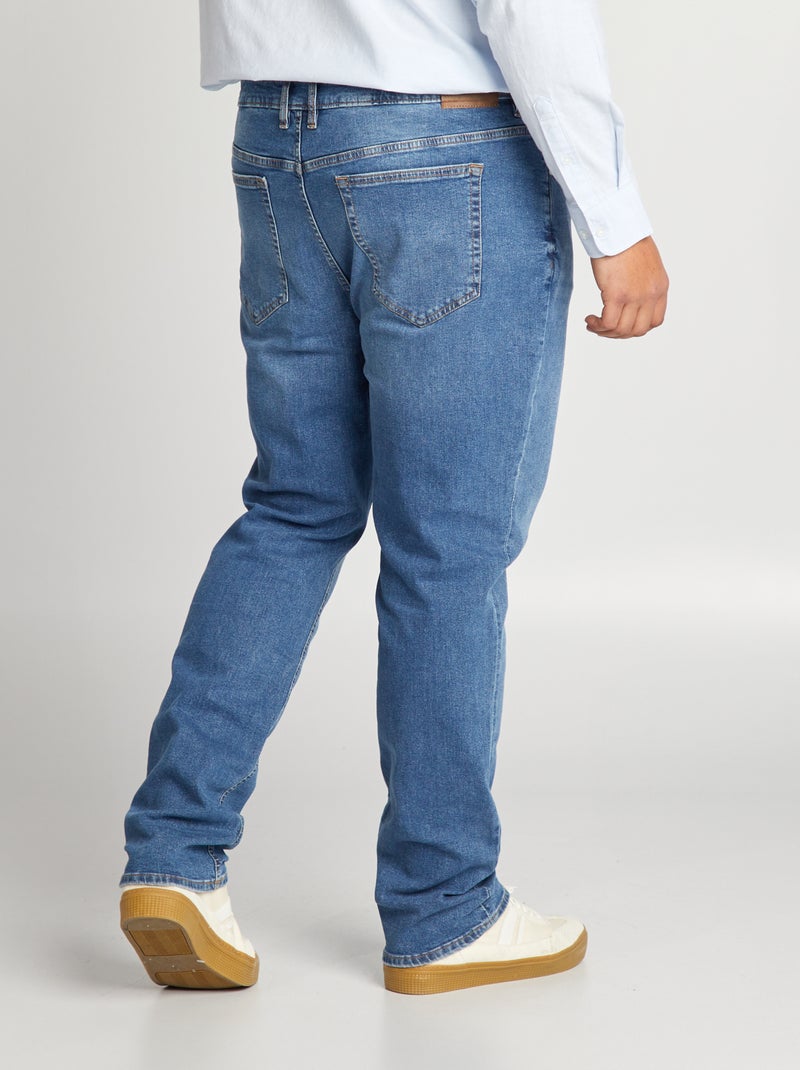 Jean slim à 5 poches - L34 Stone - Kiabi