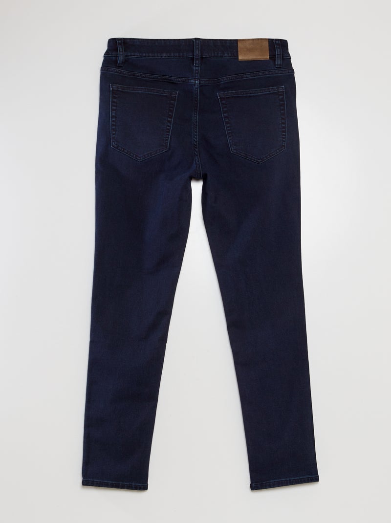 Jean slim stretch - L30 Bleu foncé - Kiabi
