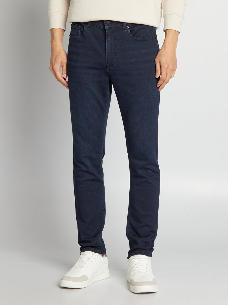 Jean slim stretch - L32 Bleu foncé - Kiabi