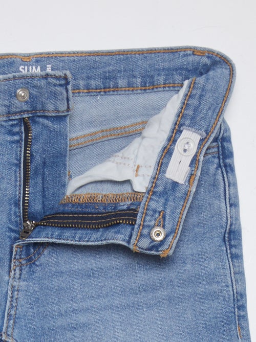 Jean slim taille ajustable - Kiabi