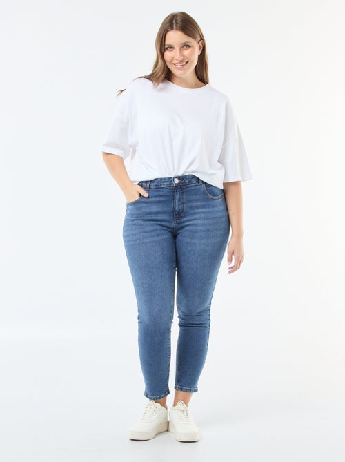 Jean slim taille haute - L28 - Kiabi