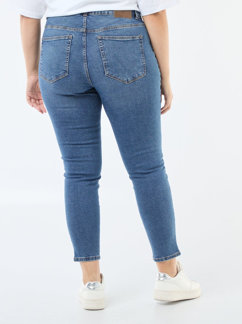 Jean slim taille haute - L28 Stone - Kiabi