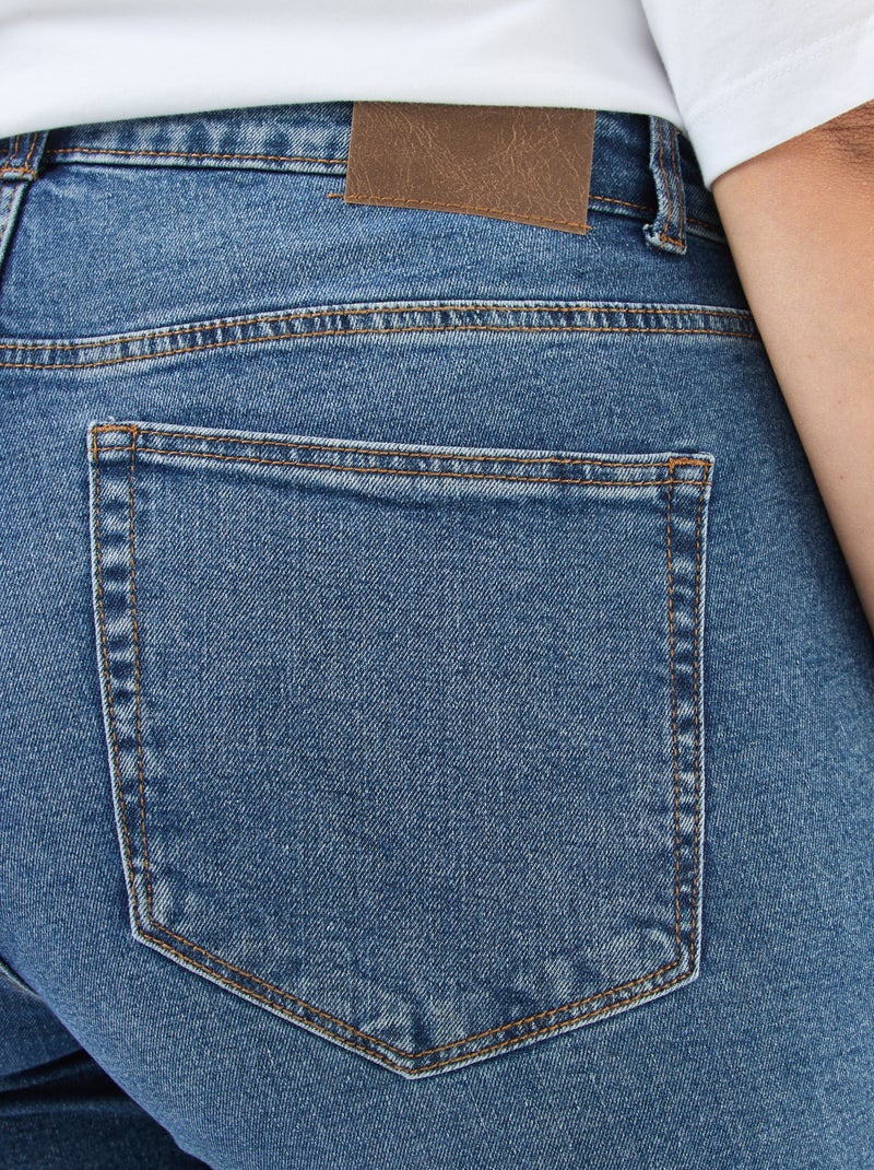 Jean slim taille haute - L28 Stone - Kiabi