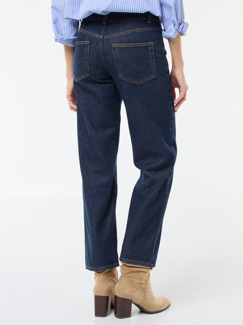 Jean straight regular fit en coton - L28 Bleu - Kiabi