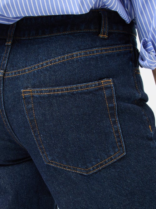 Jean straight regular fit en coton - L28 - Kiabi