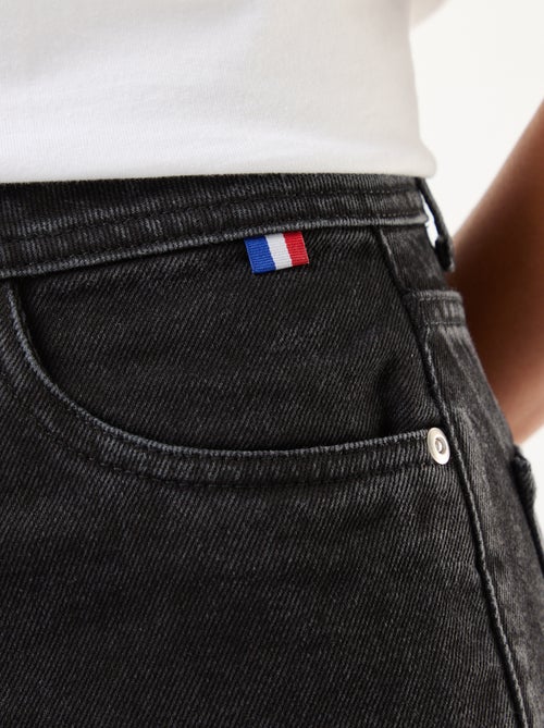 Jean straight taille haute - Kiabi