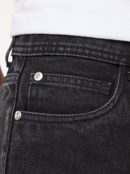 Jean straight taille haute - Kiabi