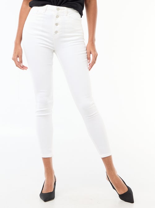Jean super skinny taille très haute - L28 - Kiabi