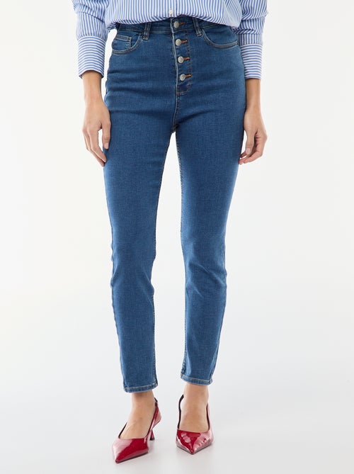 Jean super skinny taille très haute - L28 - Kiabi