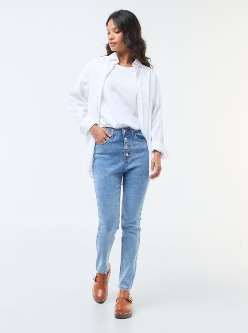 Jean super skinny taille très haute - L28 - Kiabi