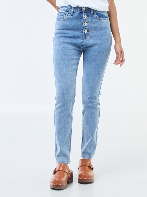 Jean super skinny taille très haute - L28 - Kiabi