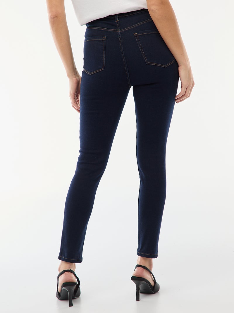 Jean super skinny taille très haute - L32 Bleu - Kiabi