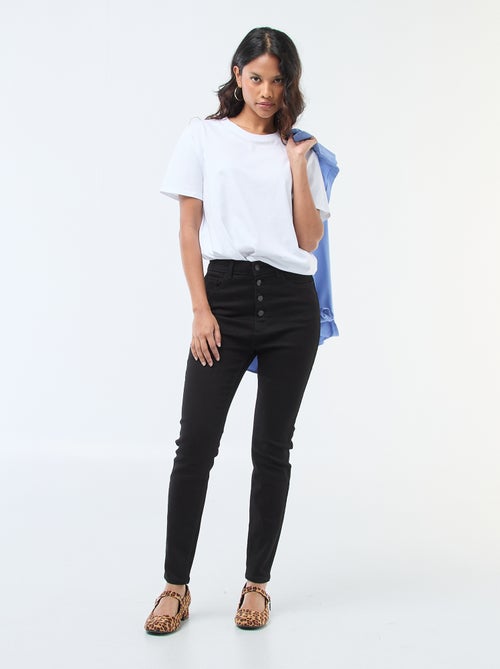 Jean super skinny taille très haute - L34 - Kiabi