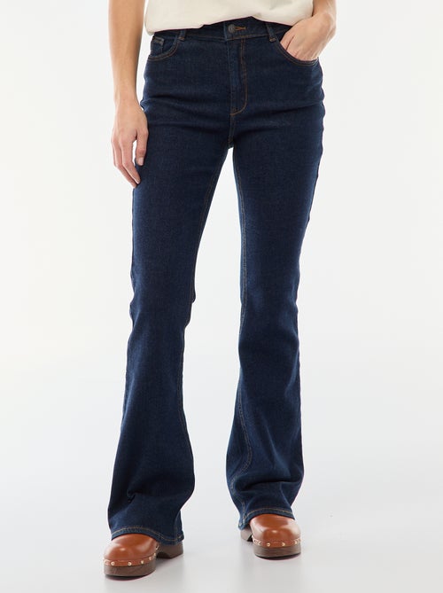 Jean taille haute coupe flare/bootcut  - L28 - Kiabi