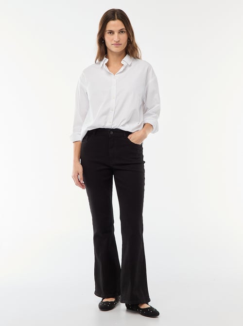 Jean taille haute coupe flare/bootcut  - L28 - Kiabi