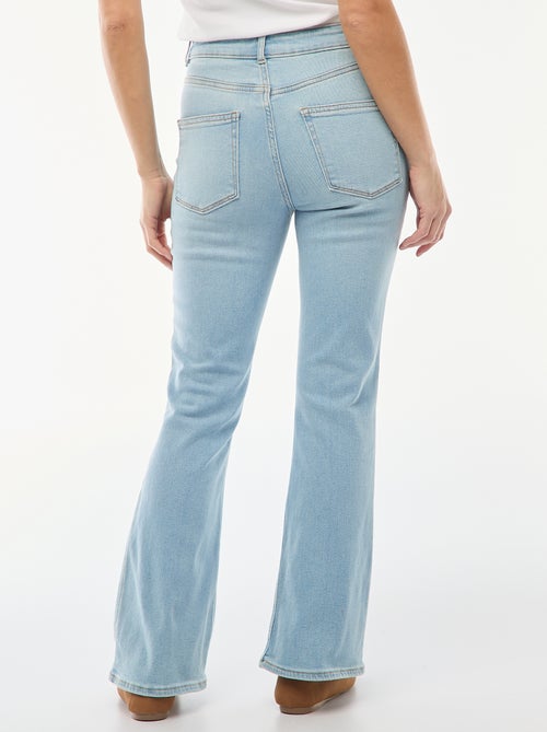 Jean taille haute coupe flare/bootcut - L32 - Kiabi