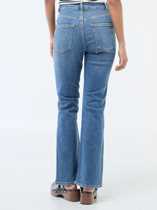 Jean taille haute coupe flare/bootcut - L32 - Kiabi