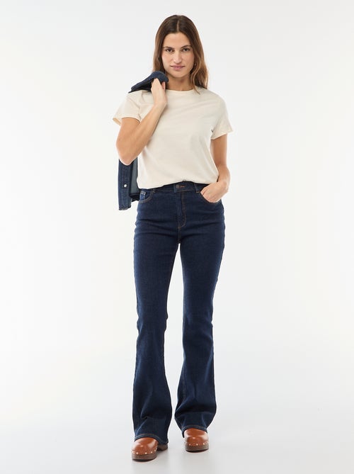 Jean taille haute coupe flare/bootcut - L32 - Kiabi