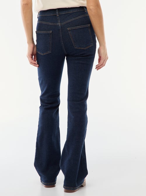 Jean taille haute coupe flare/bootcut - L32 - Kiabi
