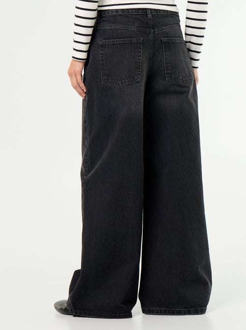 Jean wide leg / coupe large à motif - Kiabi Jean wide leg / coupe large à motif - Kiabi
