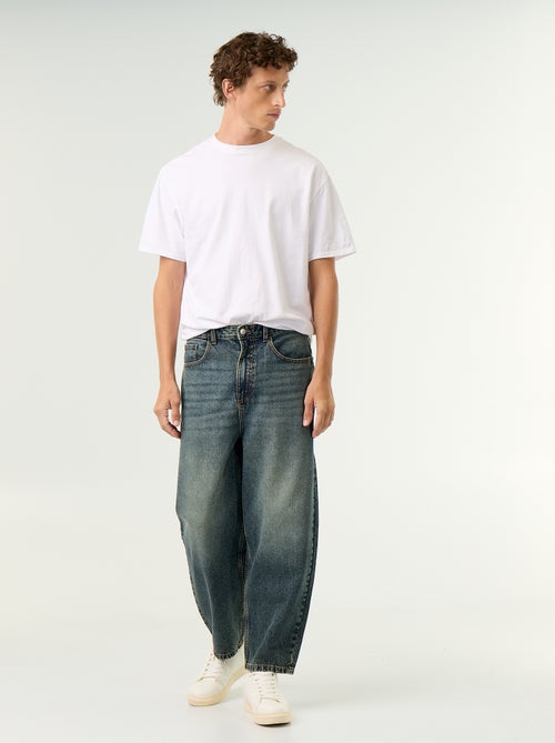 Jeans a taglio ampio 5 tasche - Kiabi
