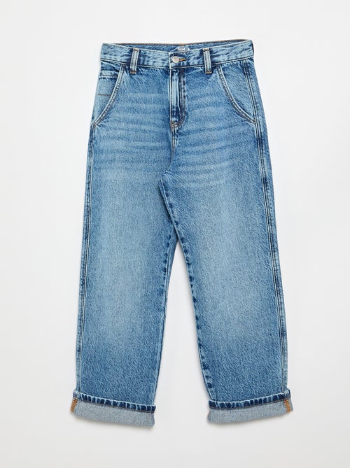 Jeans a taglio dritto a 5 tasche - Kiabi