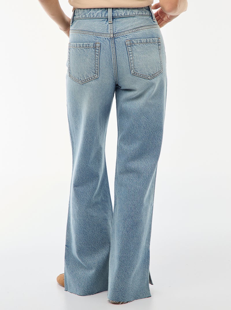 Jeans a vita alta taglio flare/bootcut Blu - Kiabi