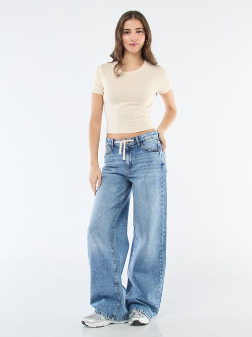 Jeans a vita bassa - Kiabi