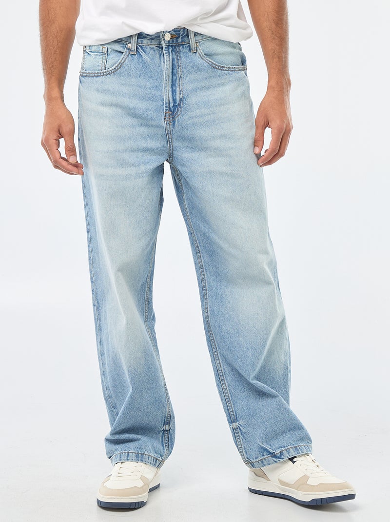 Jeans ampi / relaxed fit a 5 tasche Blu - Kiabi