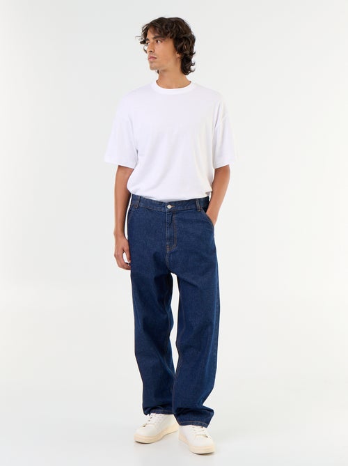Jeans ampi stile baggy con tasche alla francese - Kiabi