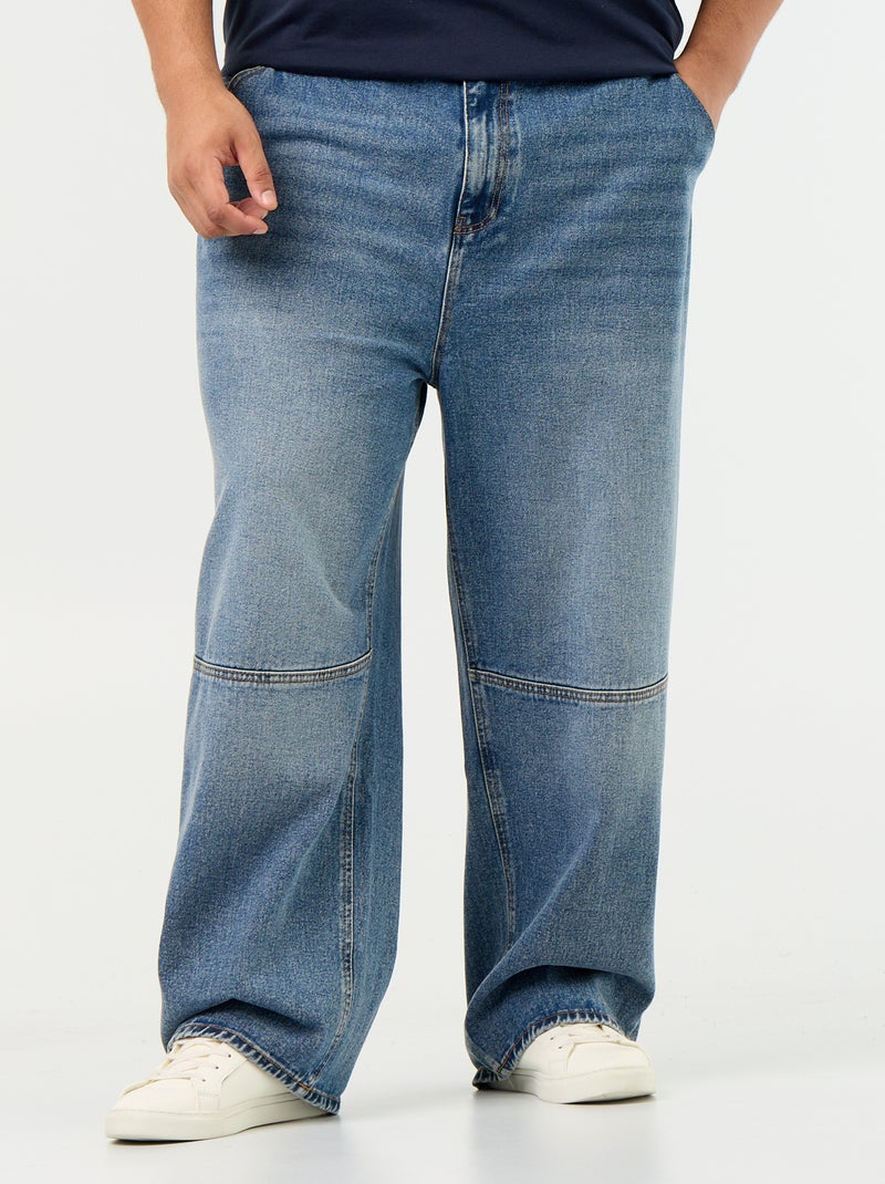 Jeans ampi taglio carpenter Blu - Kiabi