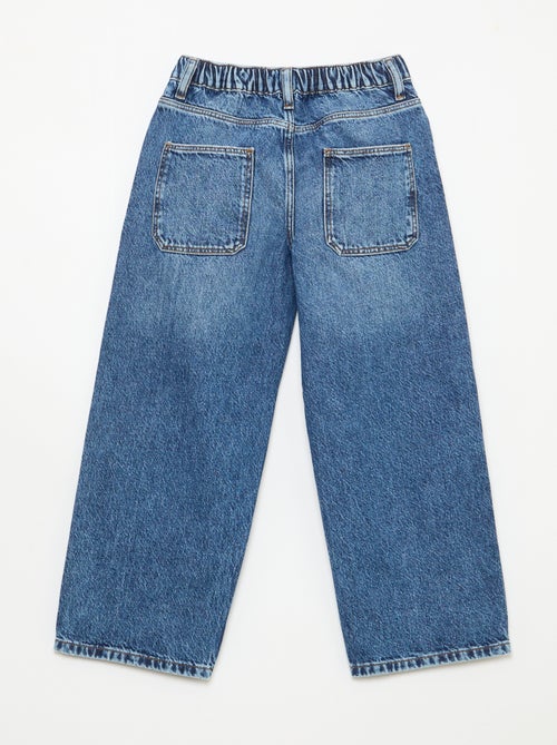 Jeans baggy tinta unita 5 tasche - Kiabi