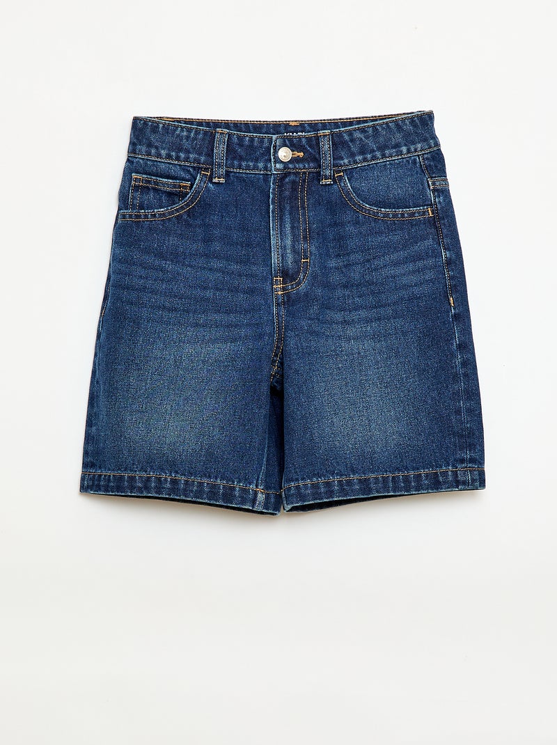 Jeans-Bermuda Blau - Kiabi