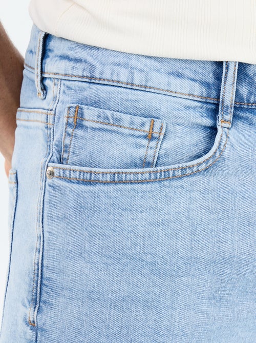 Jeans-Bermuda Slim Fit - Kiabi Jeans-Bermuda Slim Fit - Kiabi