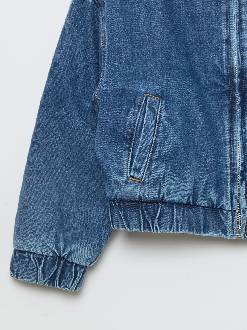 Jeans-Bomberjacke Blau - Kiabi