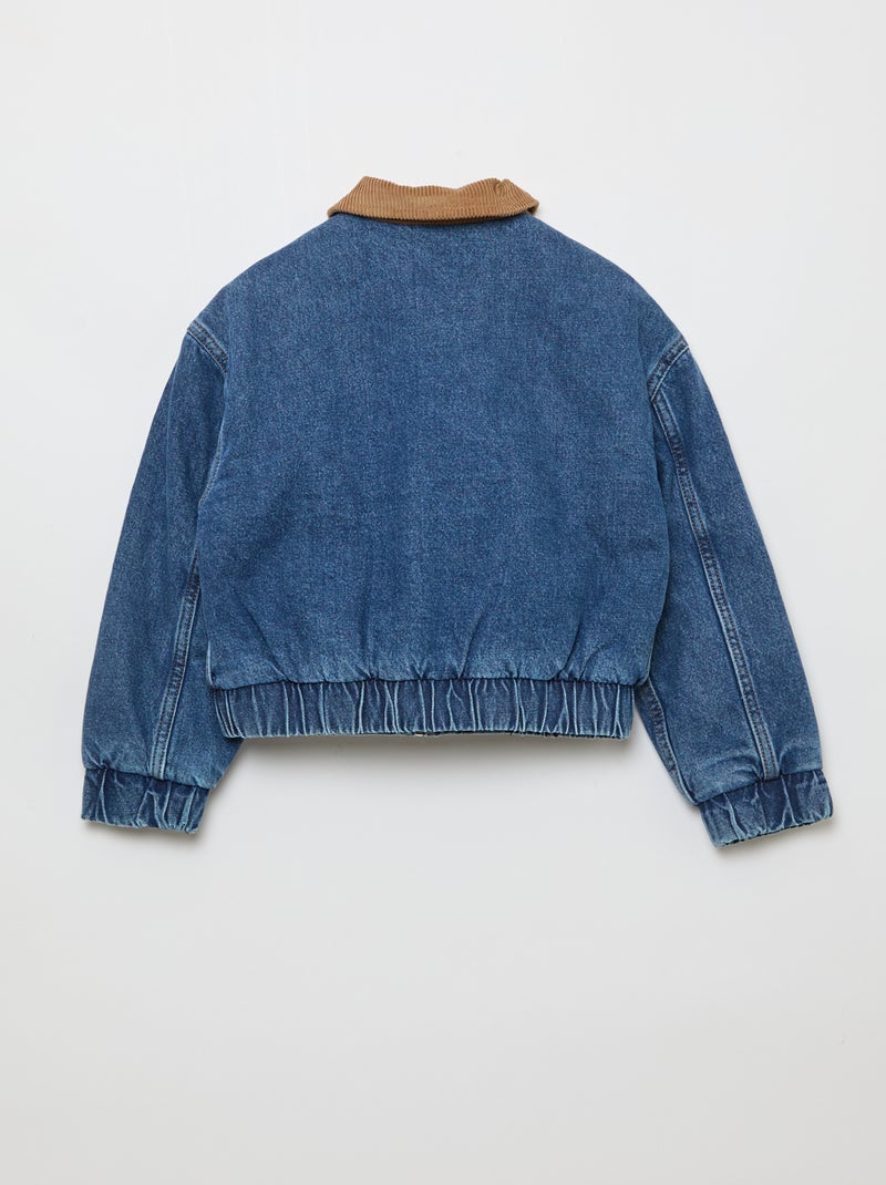 Jeans-Bomberjacke Blau - Kiabi