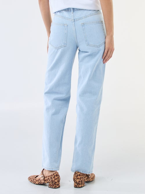 Jeans denim straight in cotone - Kiabi Jeans denim straight in cotone - Kiabi