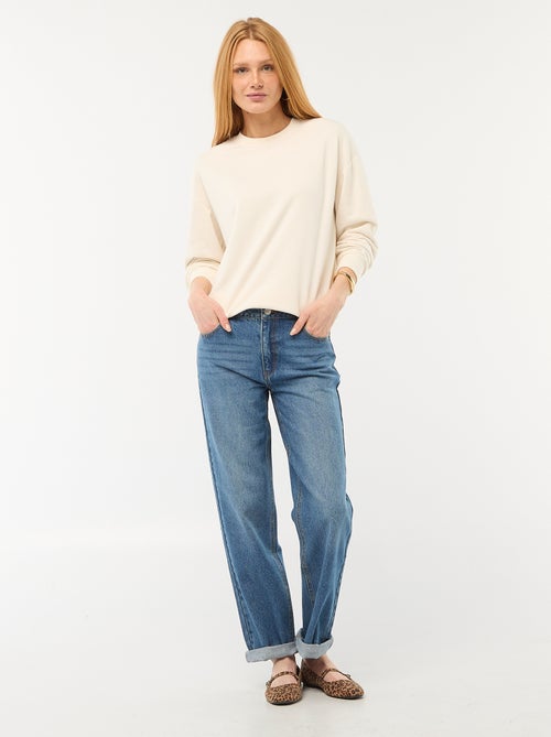 Jeans denim straight in cotone - Kiabi Jeans denim straight in cotone - Kiabi
