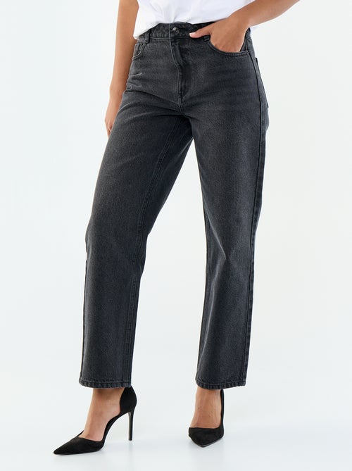 Jeans denim straight in cotone - Kiabi Jeans denim straight in cotone - Kiabi