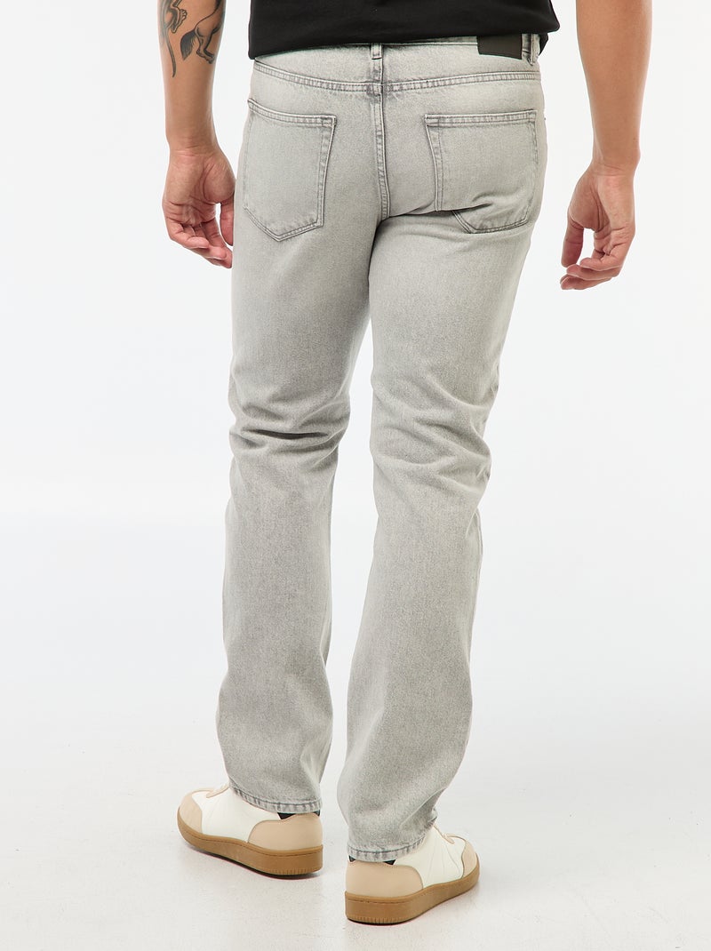 Jeans dritto - L34 GRIGIO - Kiabi