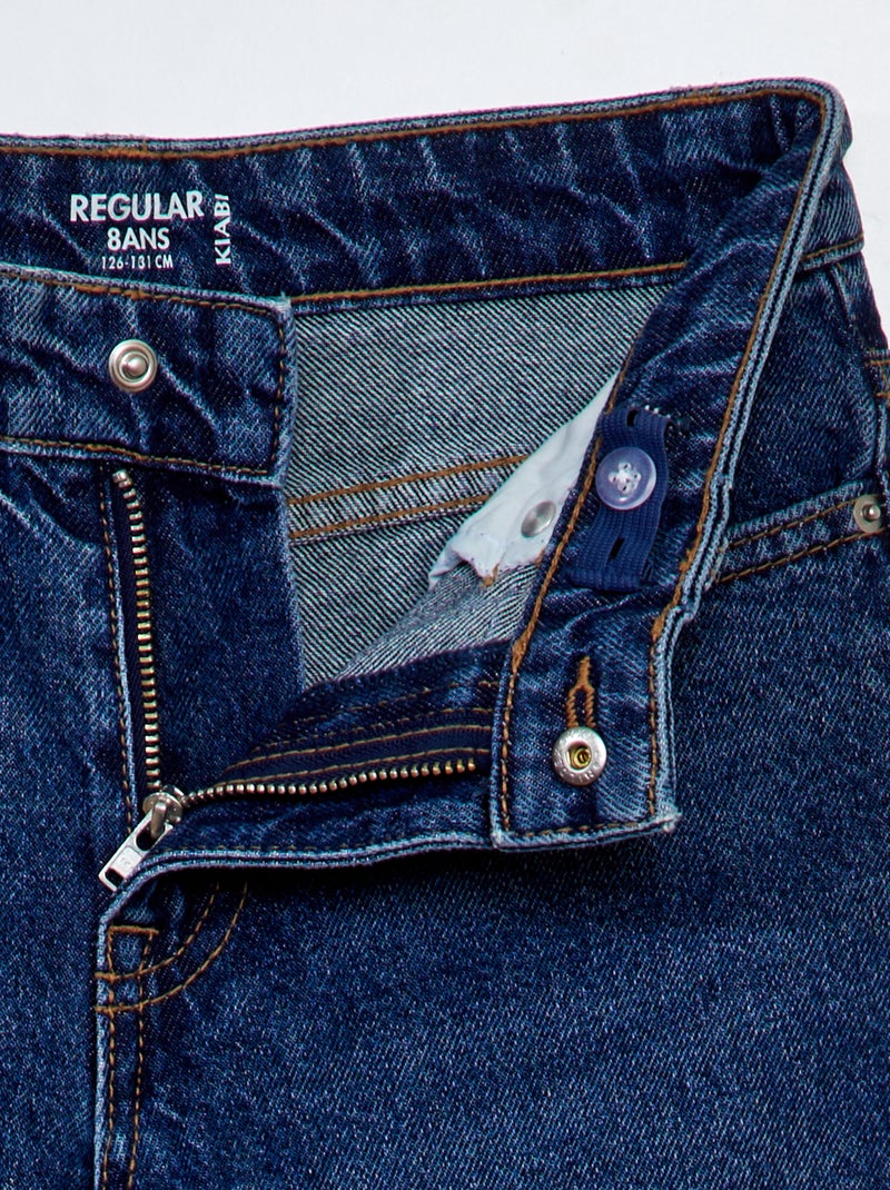 Jeans dritto a 5 tasche BLU - Kiabi