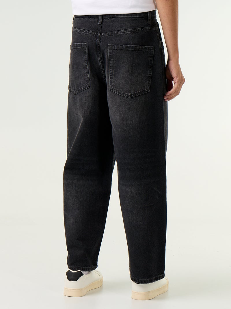 Jeans im Super Baggy Schnitt Noir - Kiabi